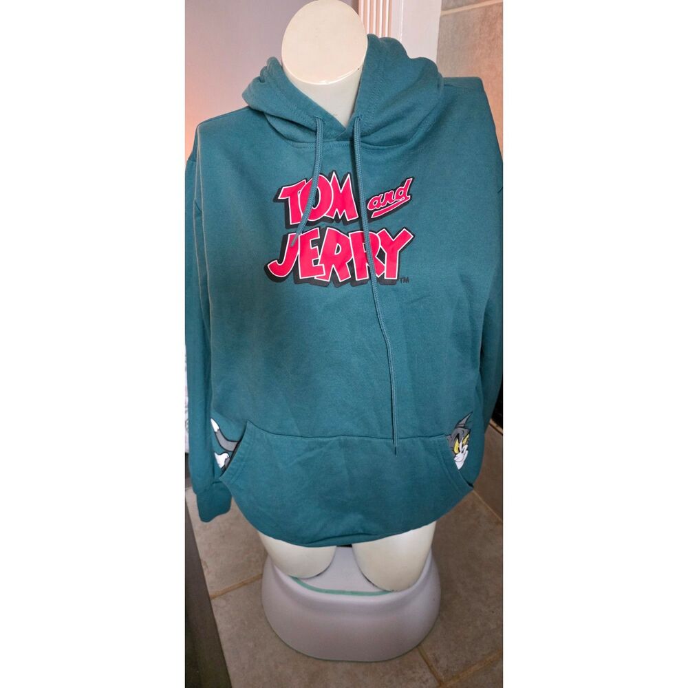 Tom and Jerry "Sneaky Duo" Graphic Hoodie - Size Medium